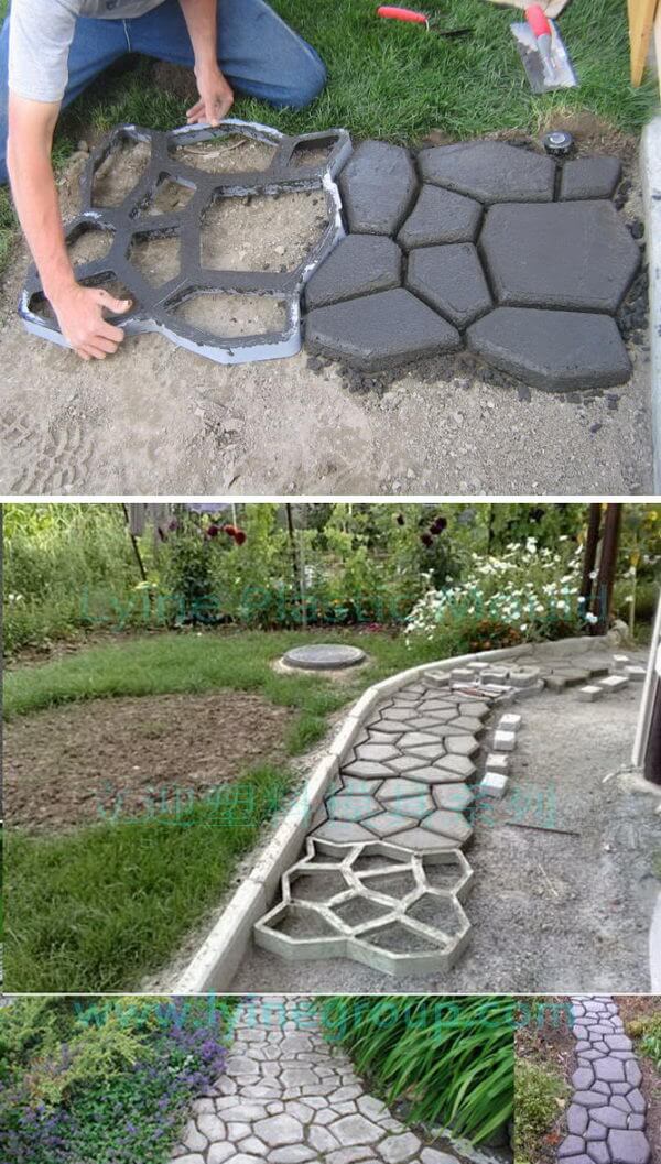 Concrete Garden Stepping Stone DIY Project