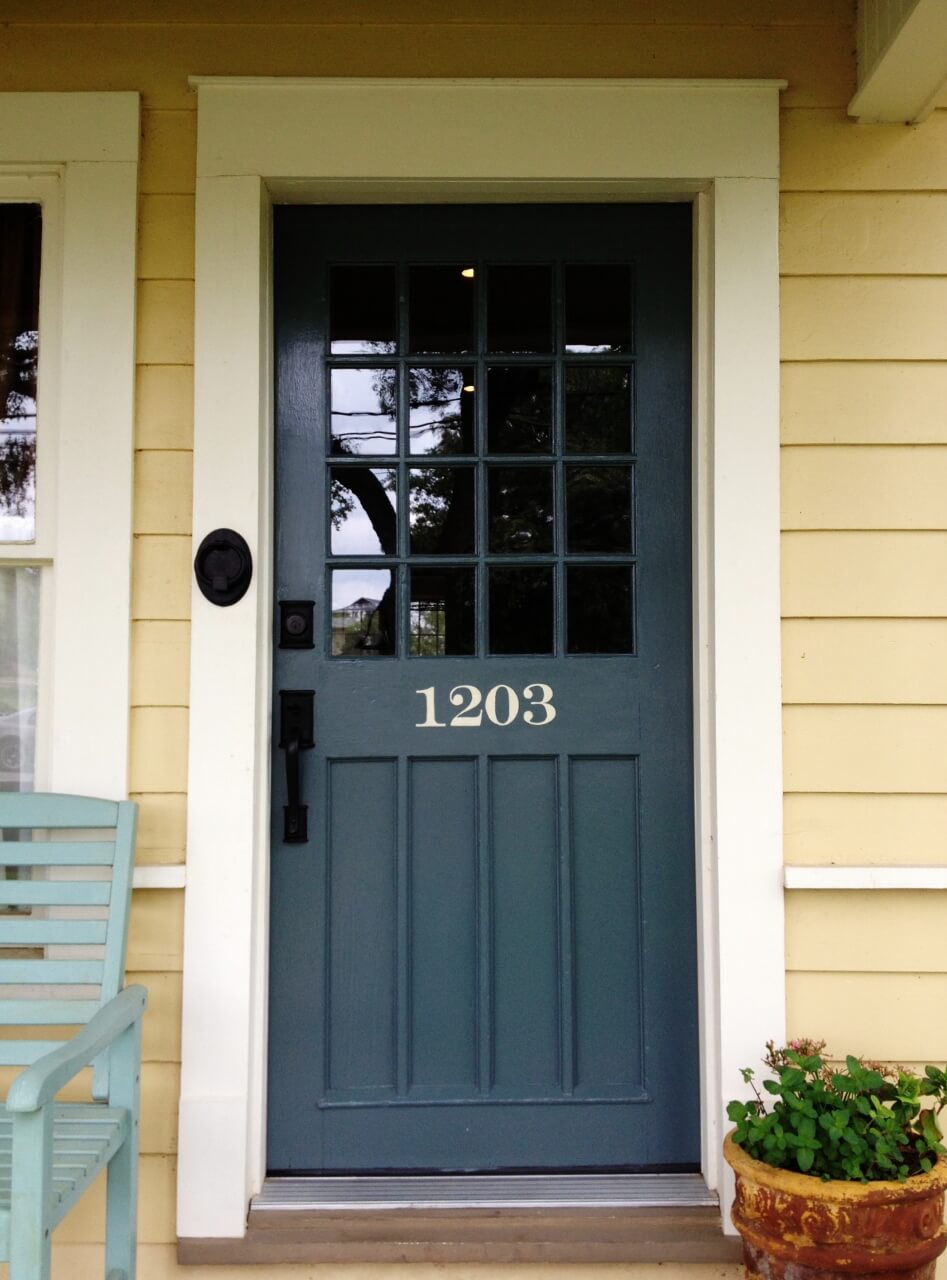 Sailor Blue Front Door Idea