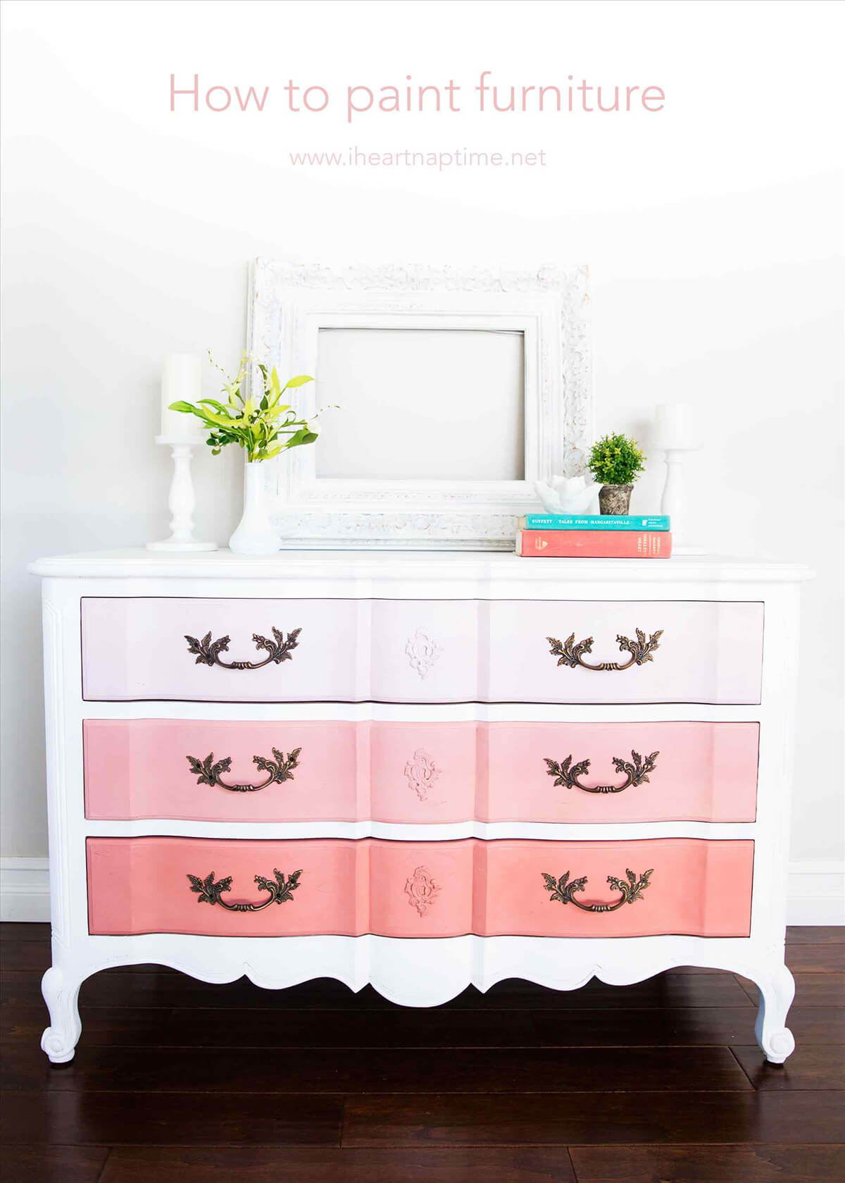 Pretty Pink Ombre Effect Dresser