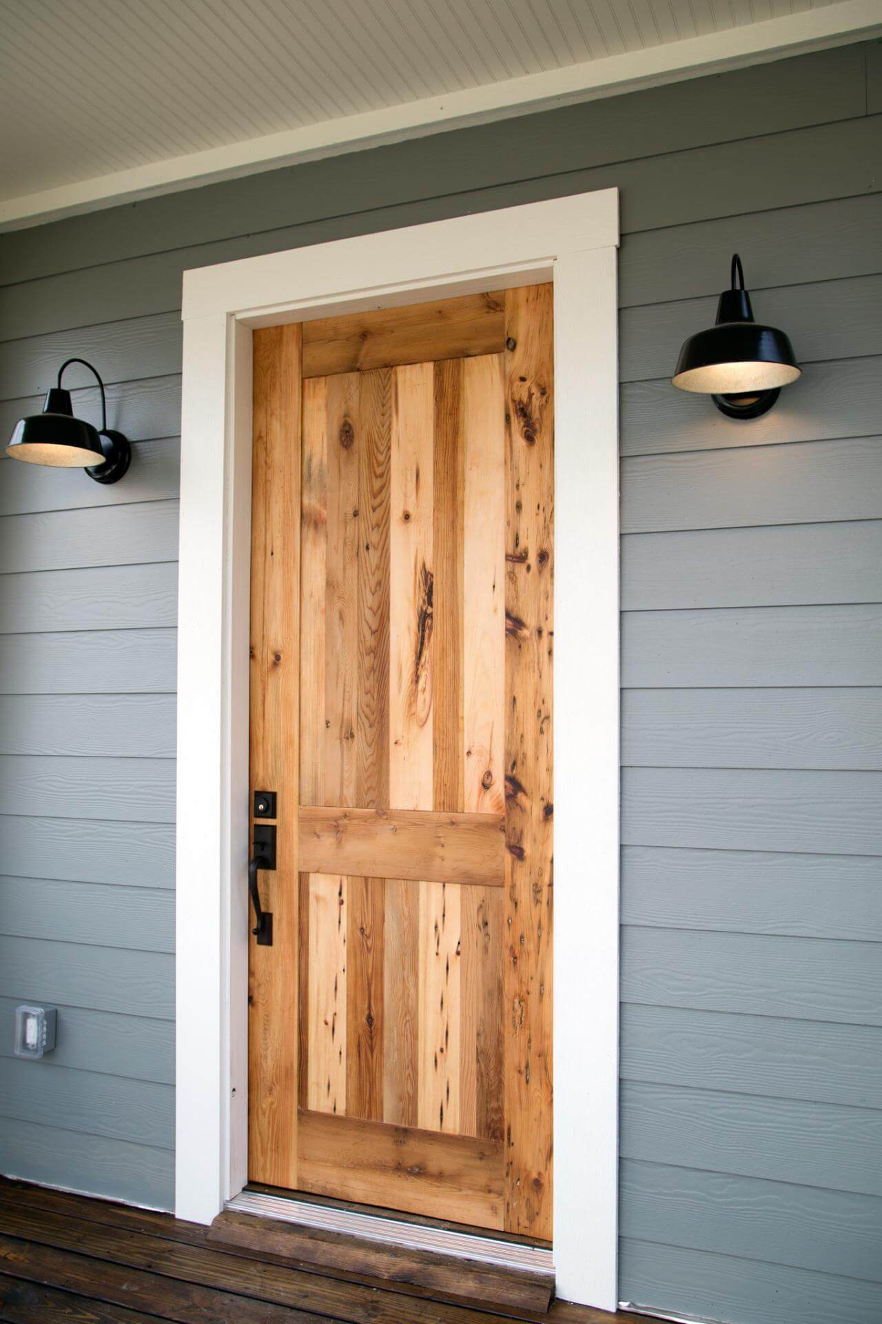 Basic Wooden Barn Front Door