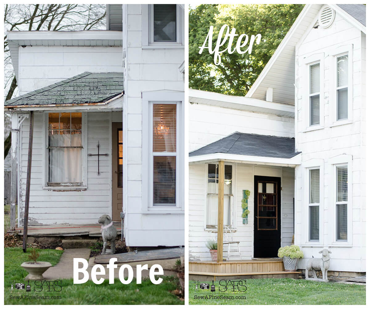 Instant Back Porch Upgrade Project