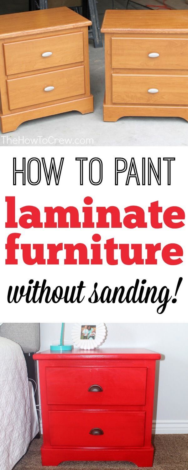 Repaint Laminate without All the Sanding