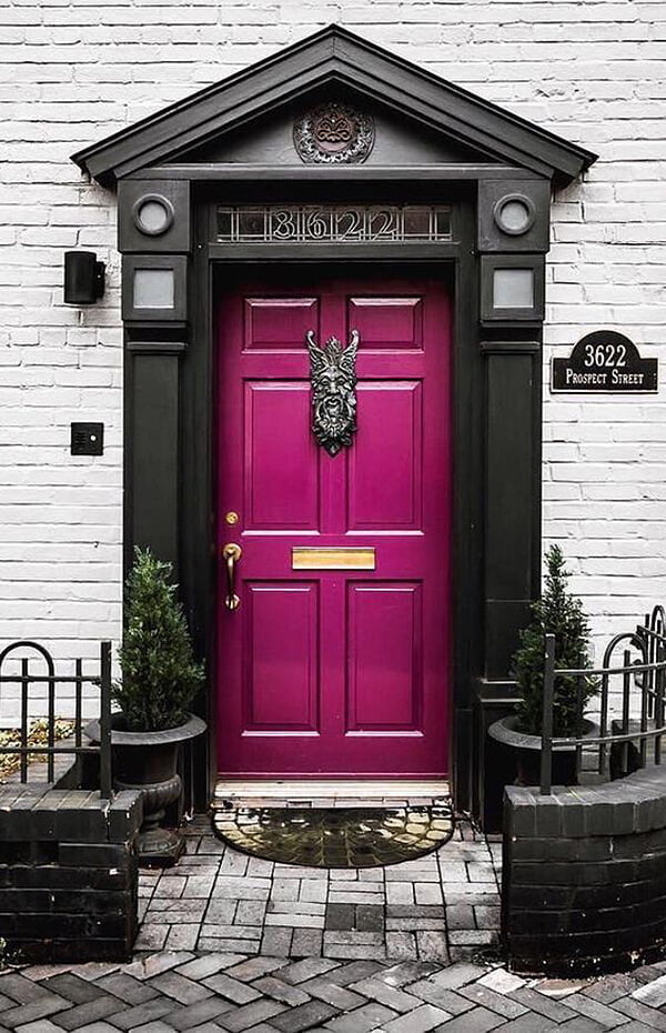 Magenta Version Front Door Color Ideas