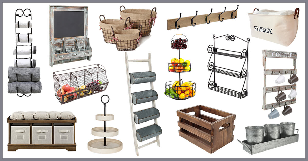 Featured image for “The Best Farmhouse Storage and Organization Items to Bring Country into Your Home”