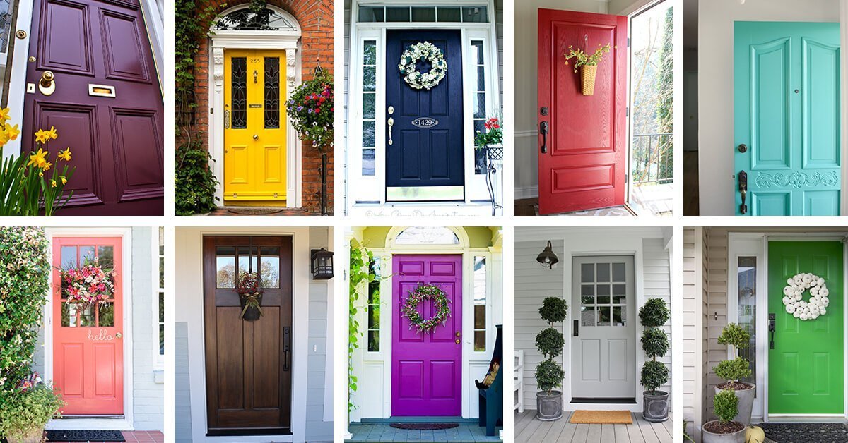 Featured image for “29 Front Door Color Ideas to Add Personality to Your Exterior”