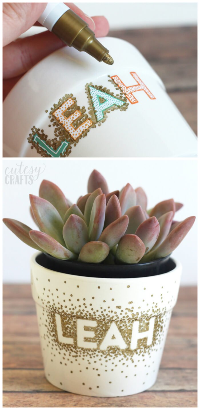 Customized DIY Flower Pots for Kids