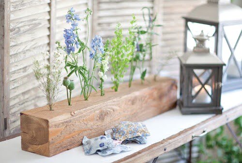 Spring Centerpiece Ideas with Lumber