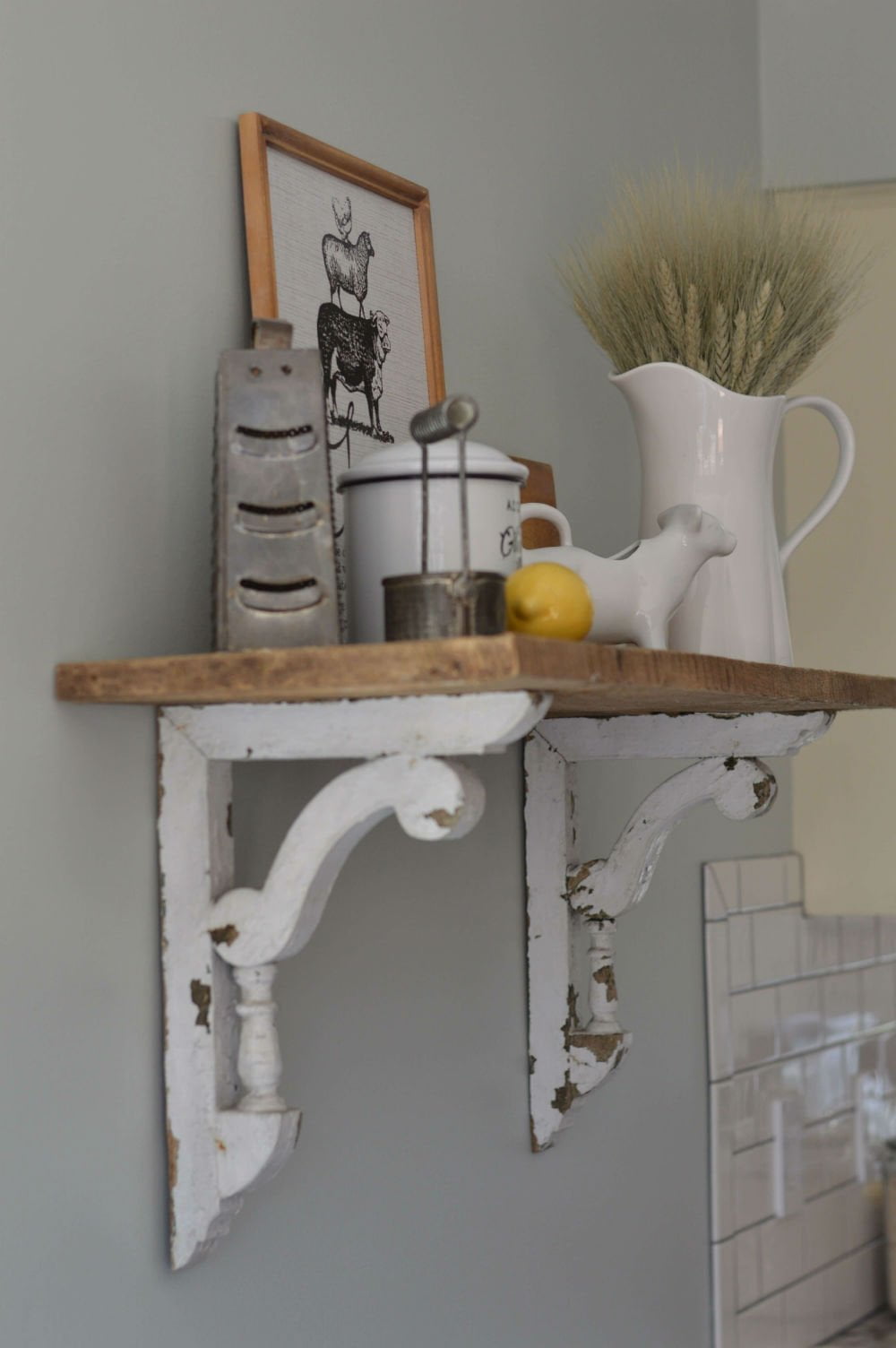 Instant Shelf with Corbels and Board