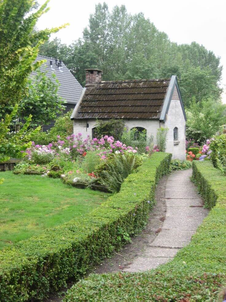 Neat Hedges and Lush Flowers