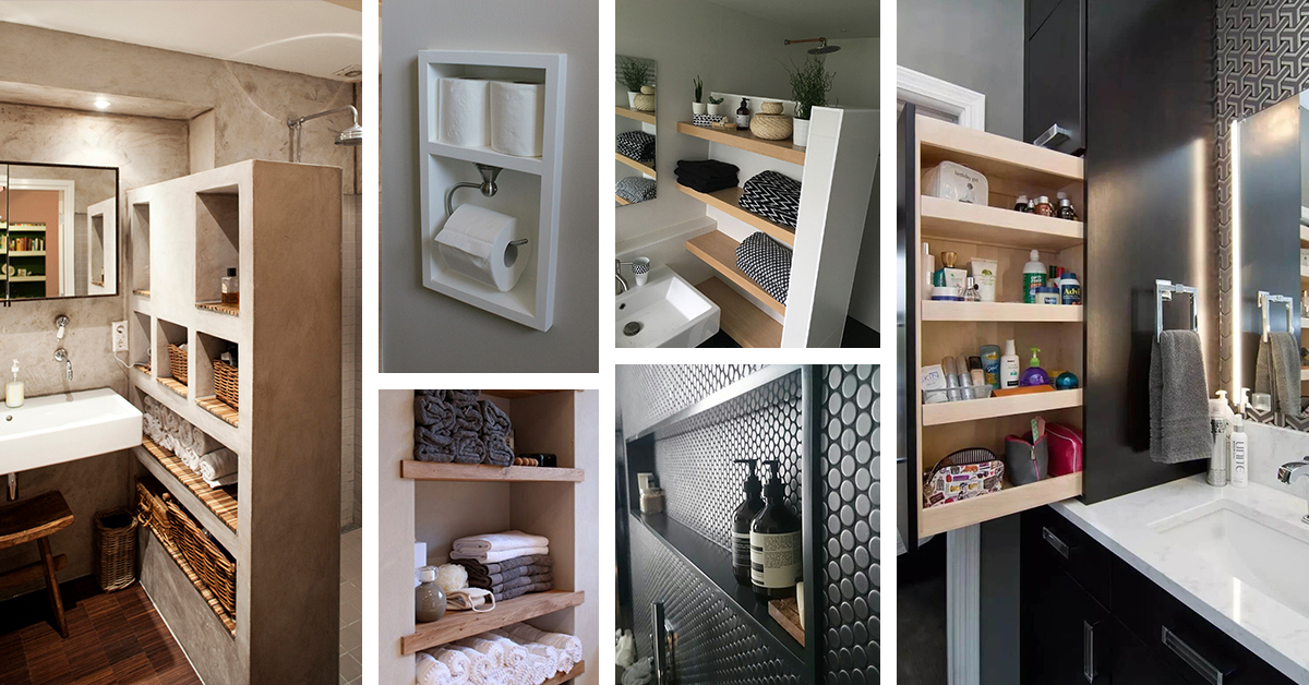 Featured image for “25 Brilliant Built-in Bathroom Shelf and Storage Ideas to Keep You Organized with Style”