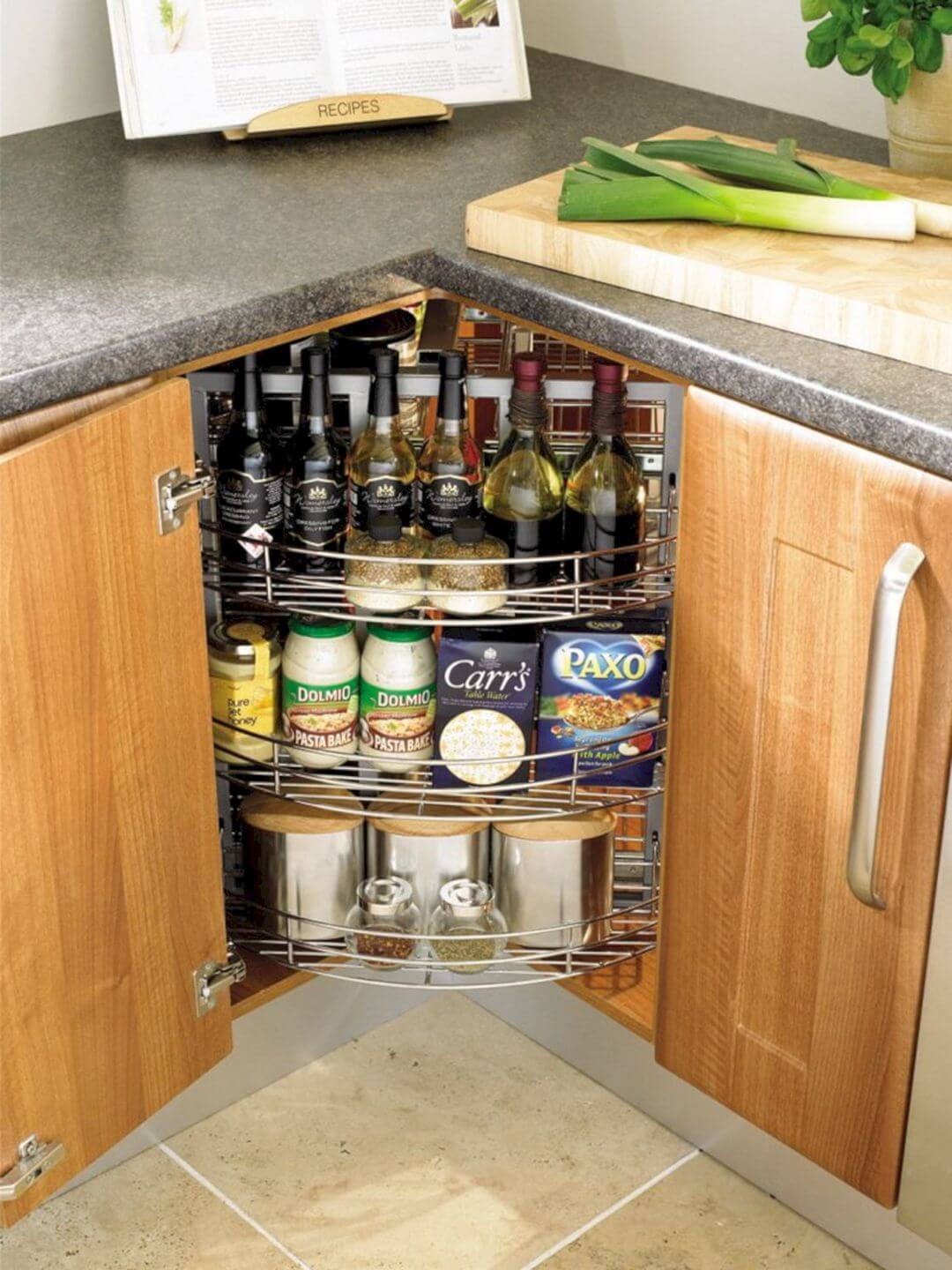 Lazy Susan Under the Cabinet