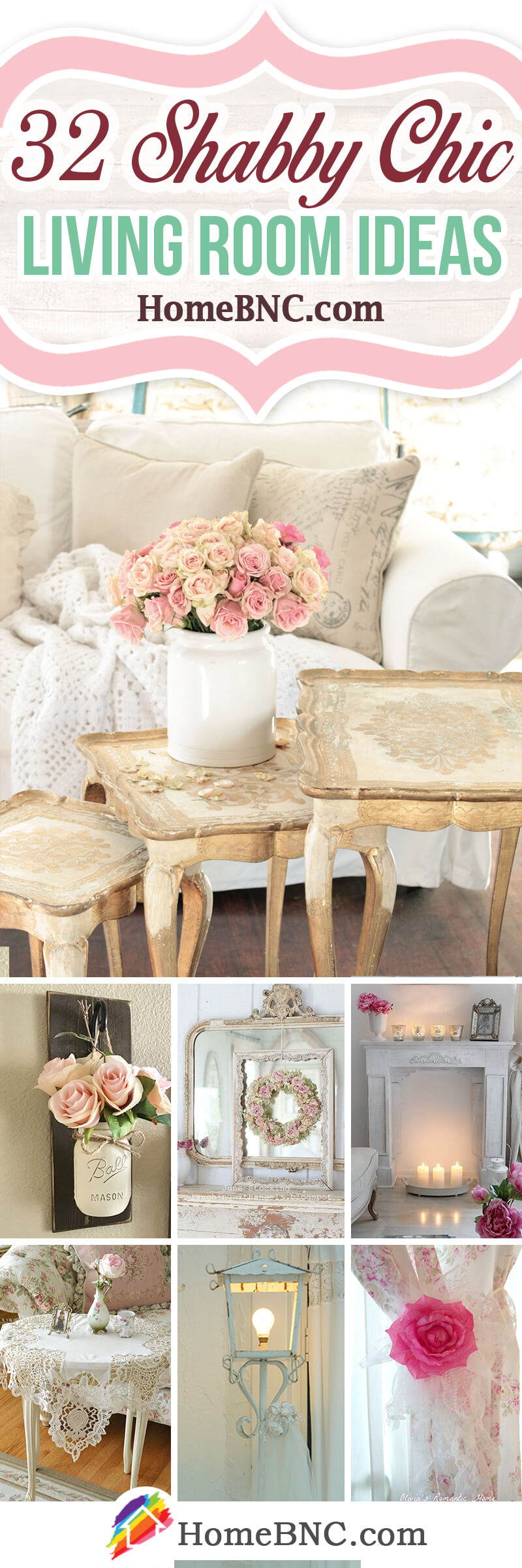 Shabby Chic Living Room Decor Ideas