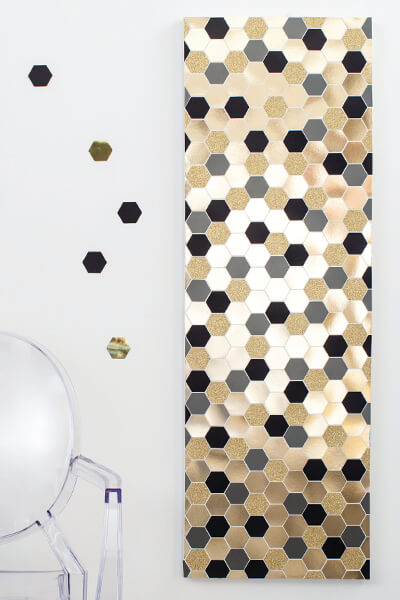 Easy DIY Giant Confetti Mosaic