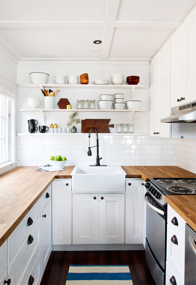 Old Fashioned Faucet Offsets Bright White Decor