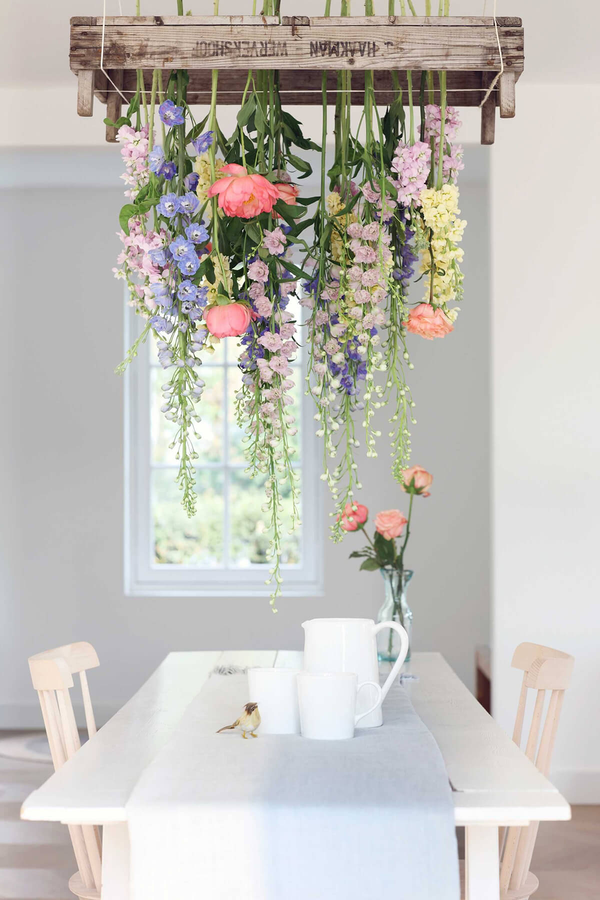 Eye-Catching Rustic Floral Ceiling Mount