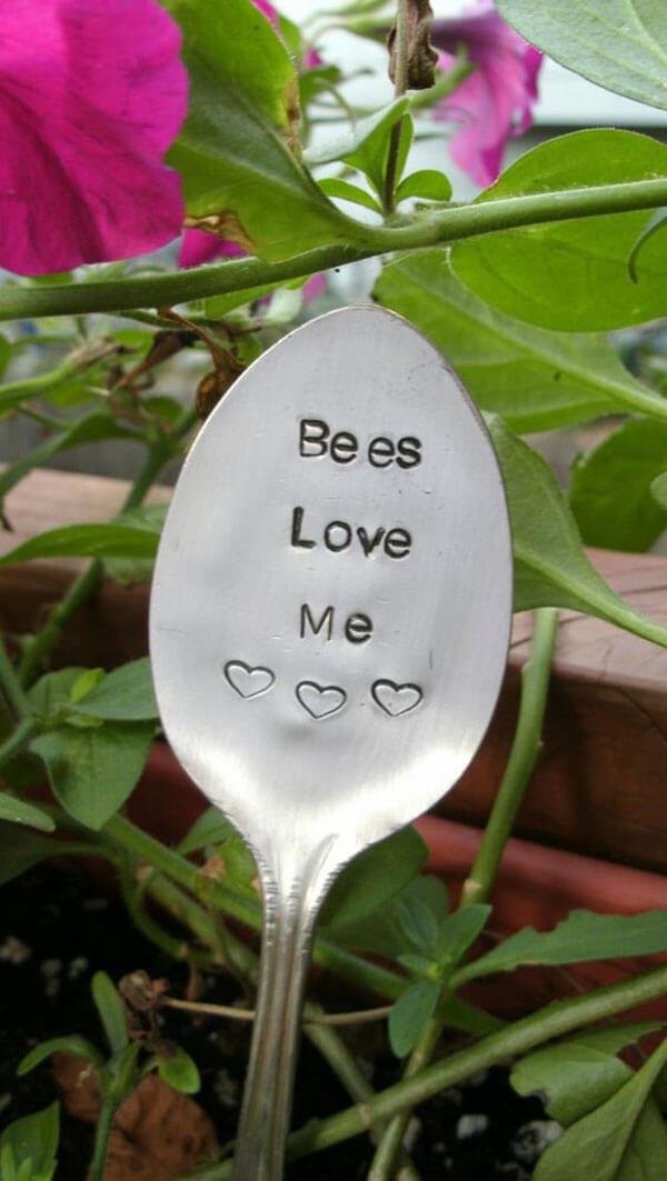 Adorable Sign on a Spoon