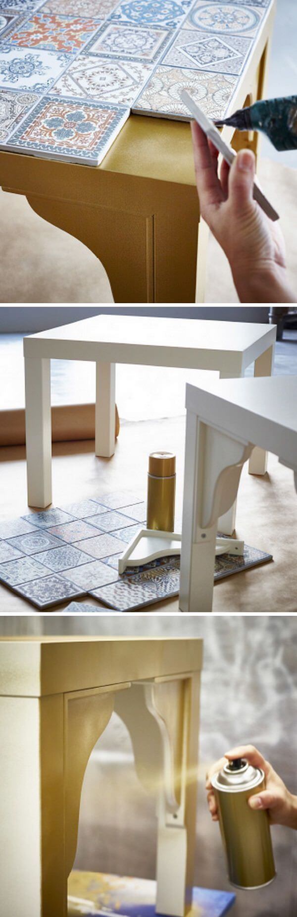 Make a Beautiful Table with Mosaics