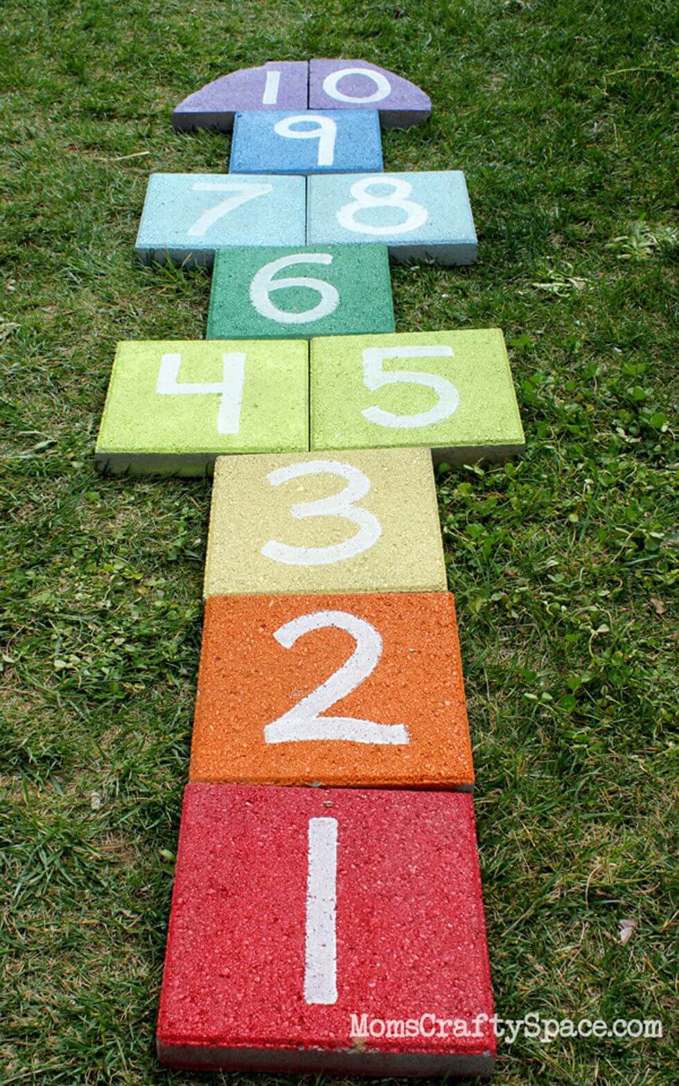 Rainbow Hopscotch Does Anyone Wanna Play