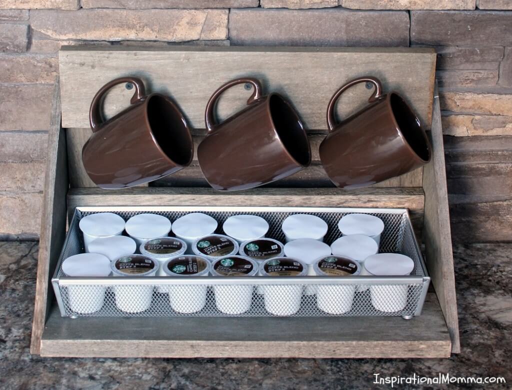 Simple DIY Box with Screws and Coffee Pod Storage