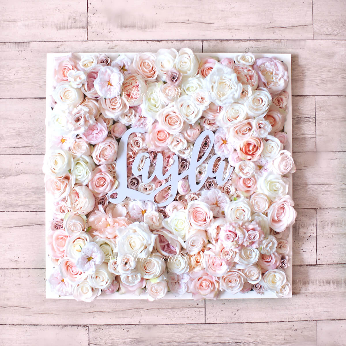 Beautiful Rose Personalized Framed Shadowbox