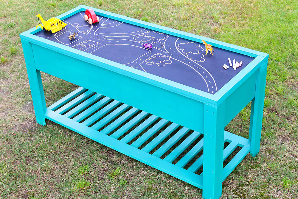 Pastel Table with Sand and Water Stations