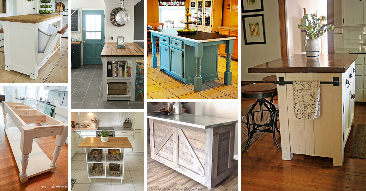 Featured image for 23 Fantastic DIY Kitchen Island Ideas to Transform Your Kitchen