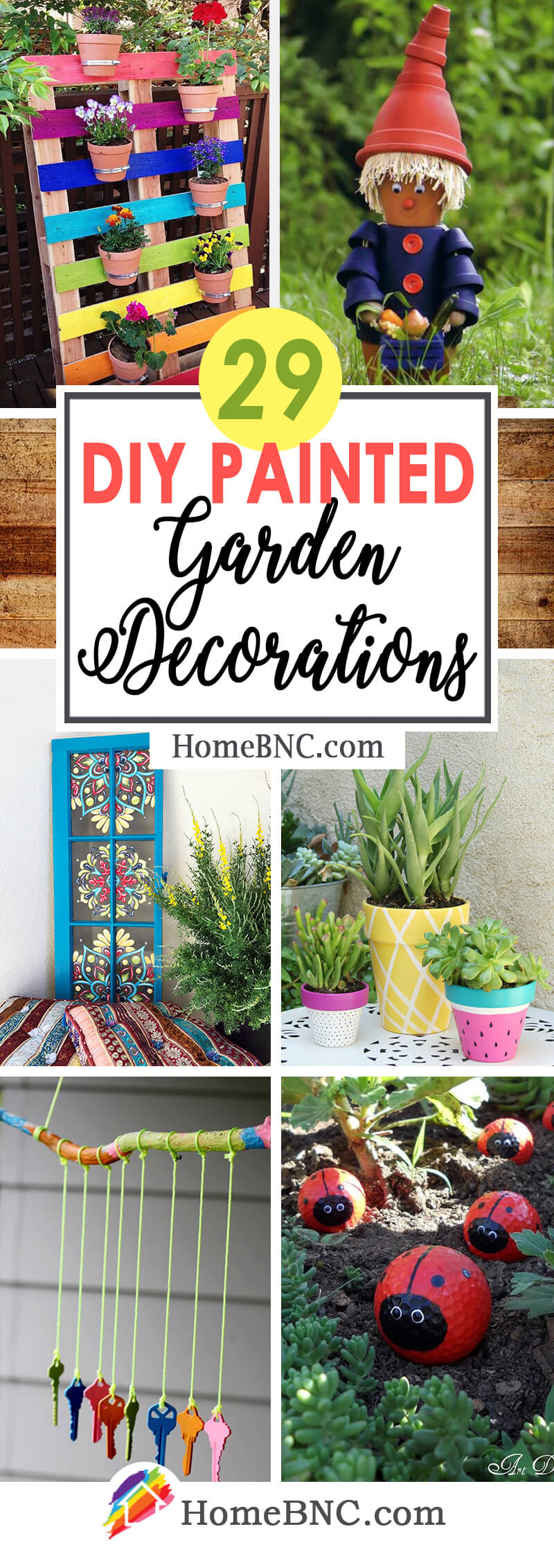 DIY Painted Garden Decor Ideas