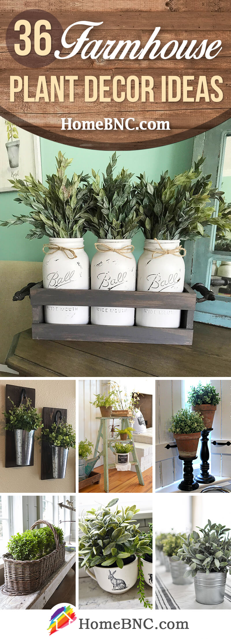 Farmhouse Plant Decor Ideas