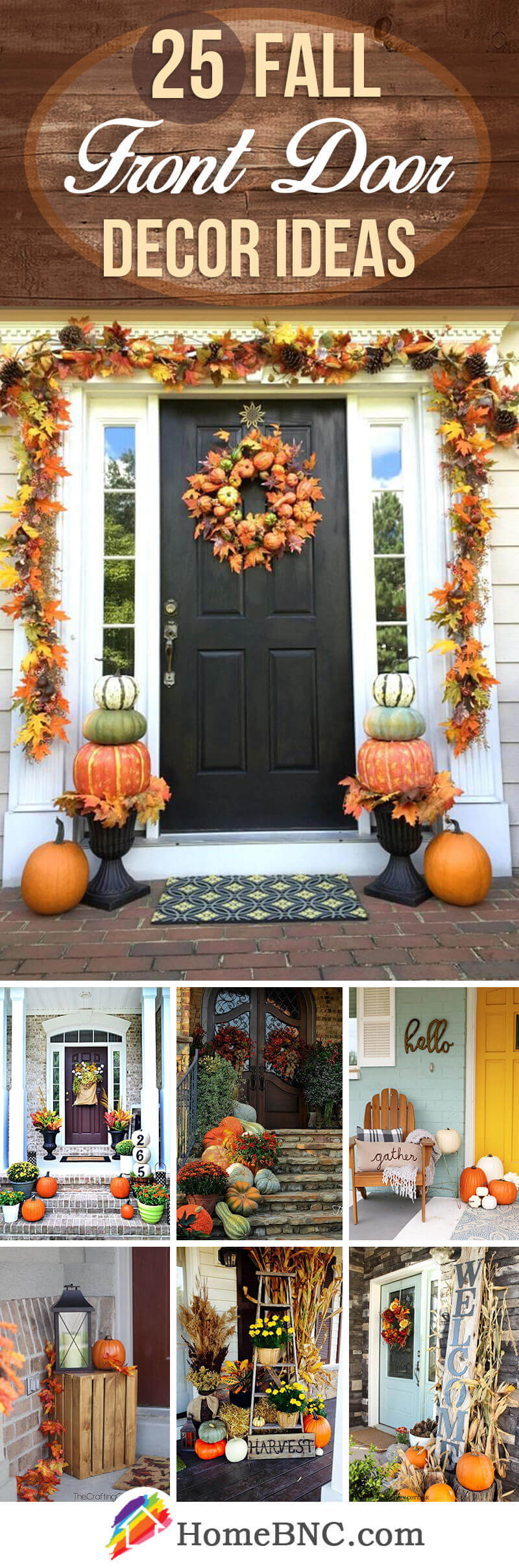 Fall Front Door Decor Ideas