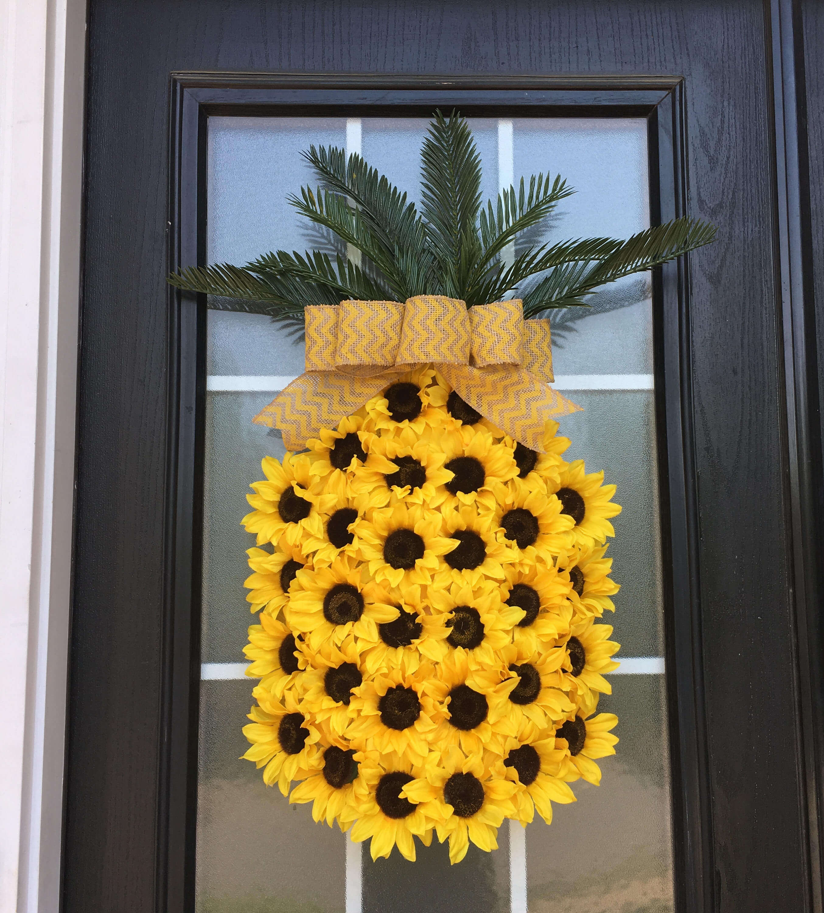 Sunflowers Make This Oversized Pineapple