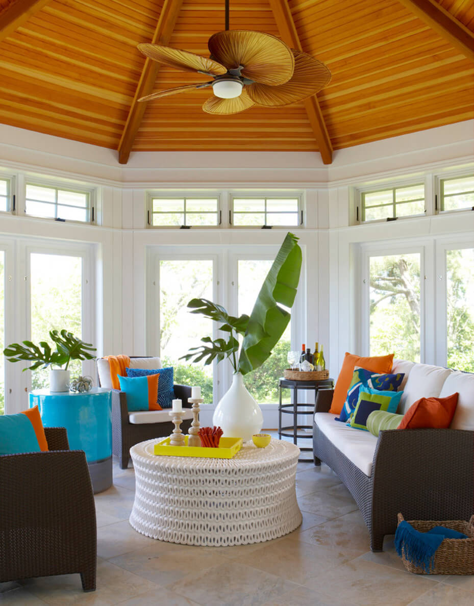 Bright and Airy Living Room with Bright Colors