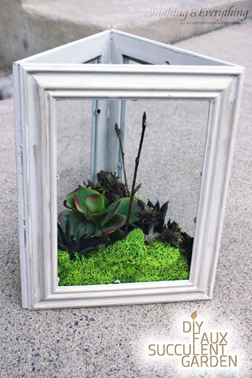 Use Three Frames to Create a Planter