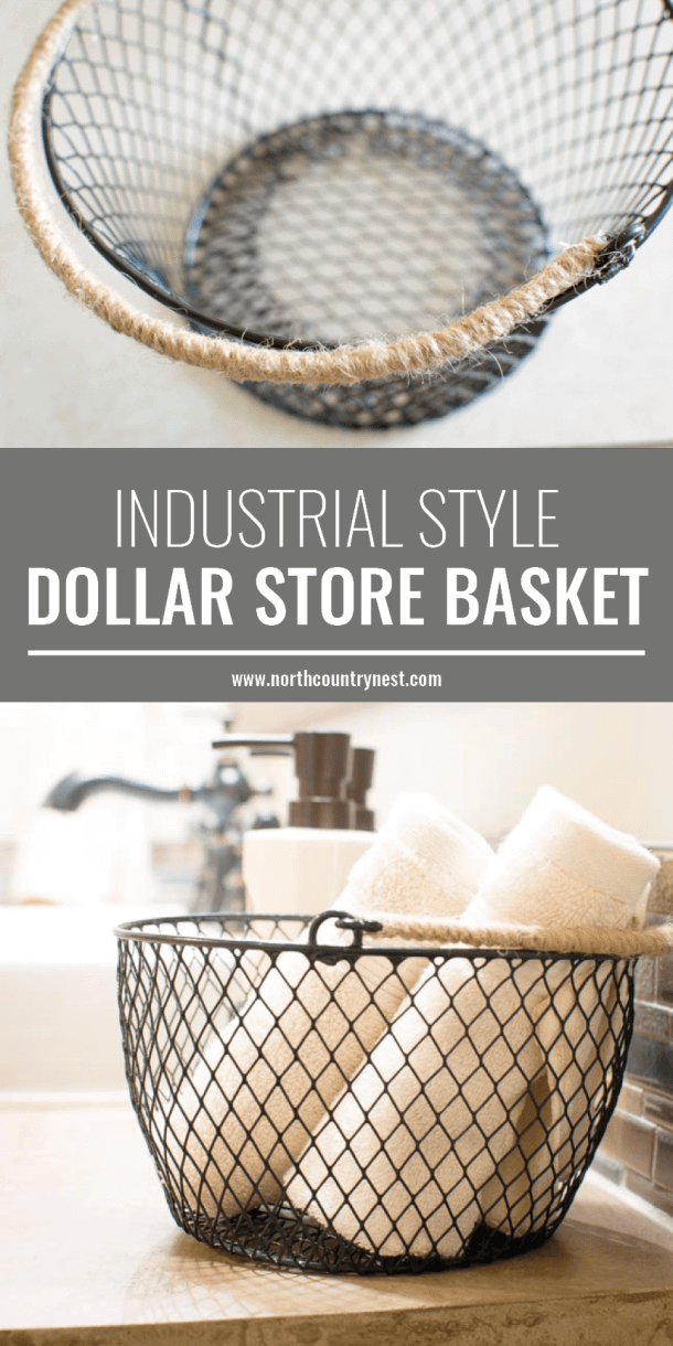 Find an Industrial Style Basket Inexpensively