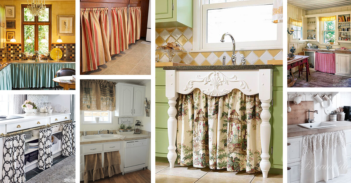 Featured image for “24 Unique Kitchen Cabinet Curtain Ideas for an Adorable Home Decor Style”