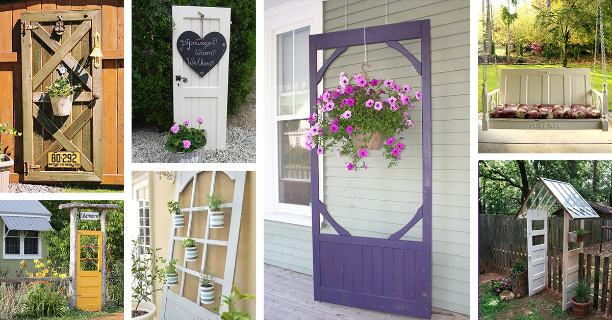 Featured image for “27 Old Door Outdoor Decor Ideas for a Whimsical Exterior”