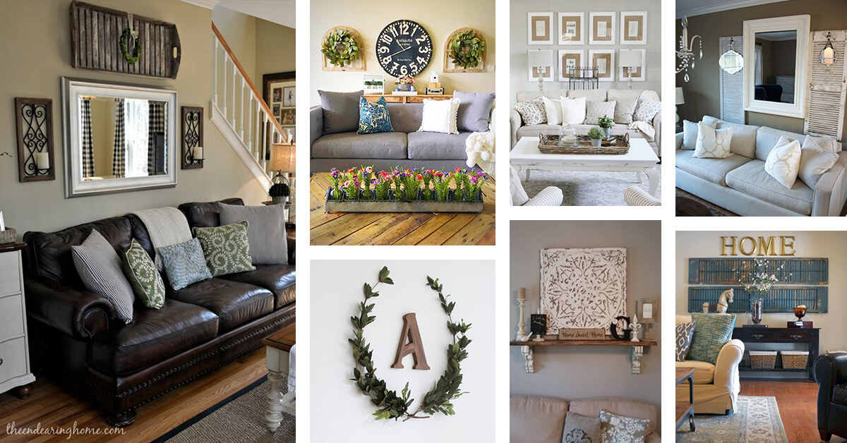 Featured image for “45+ Charming Rustic Living Room Wall Decor Ideas for a Fabulous Relaxing Space”