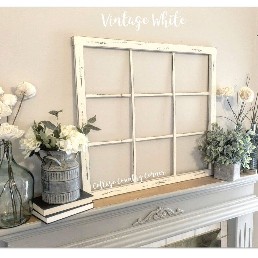 Vintage White Window Frame