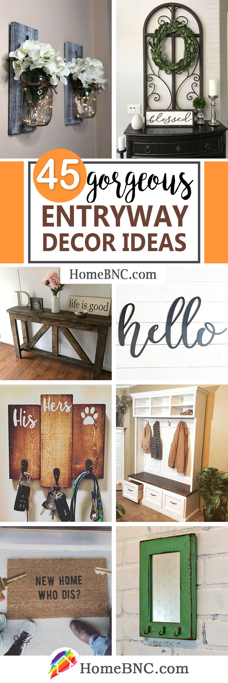 Entryway Decor Ideas from Etsy