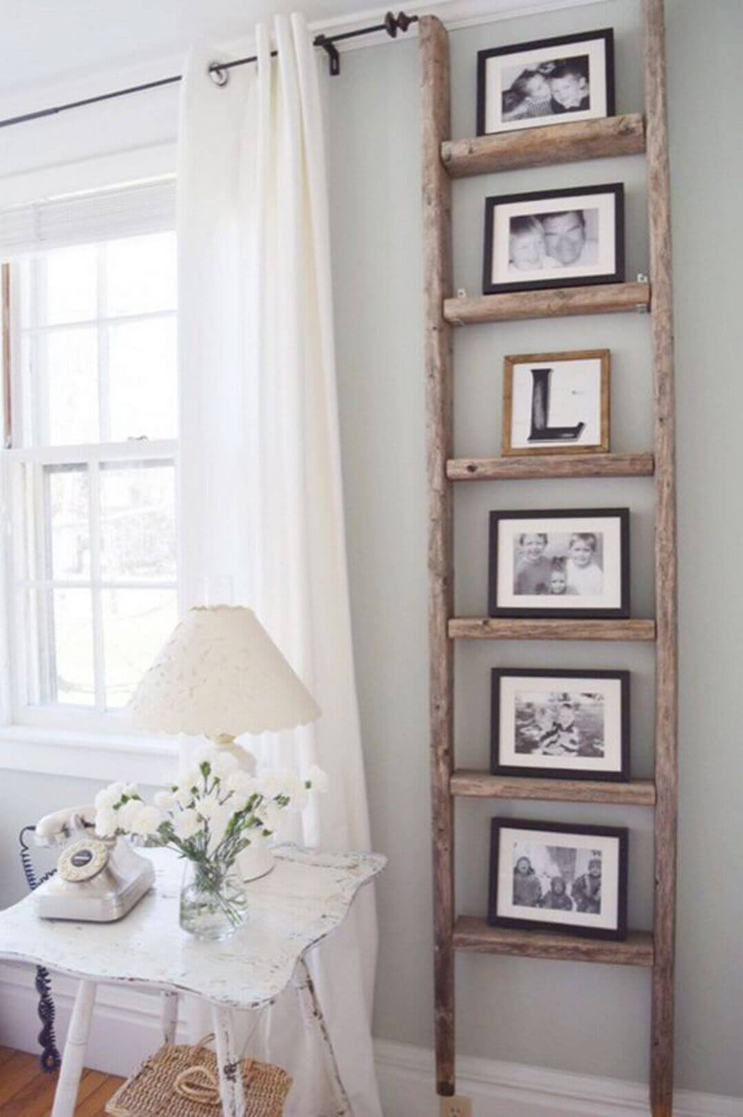 Climbing the Ladder photo display Ideas