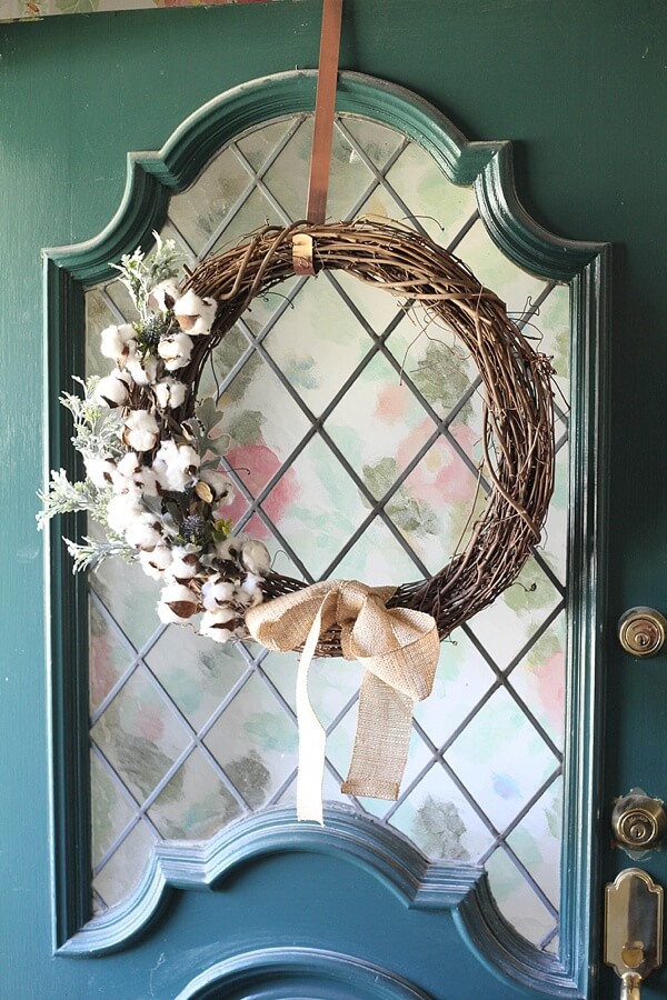 Grapevine Wreaths with Flowers and Leaves