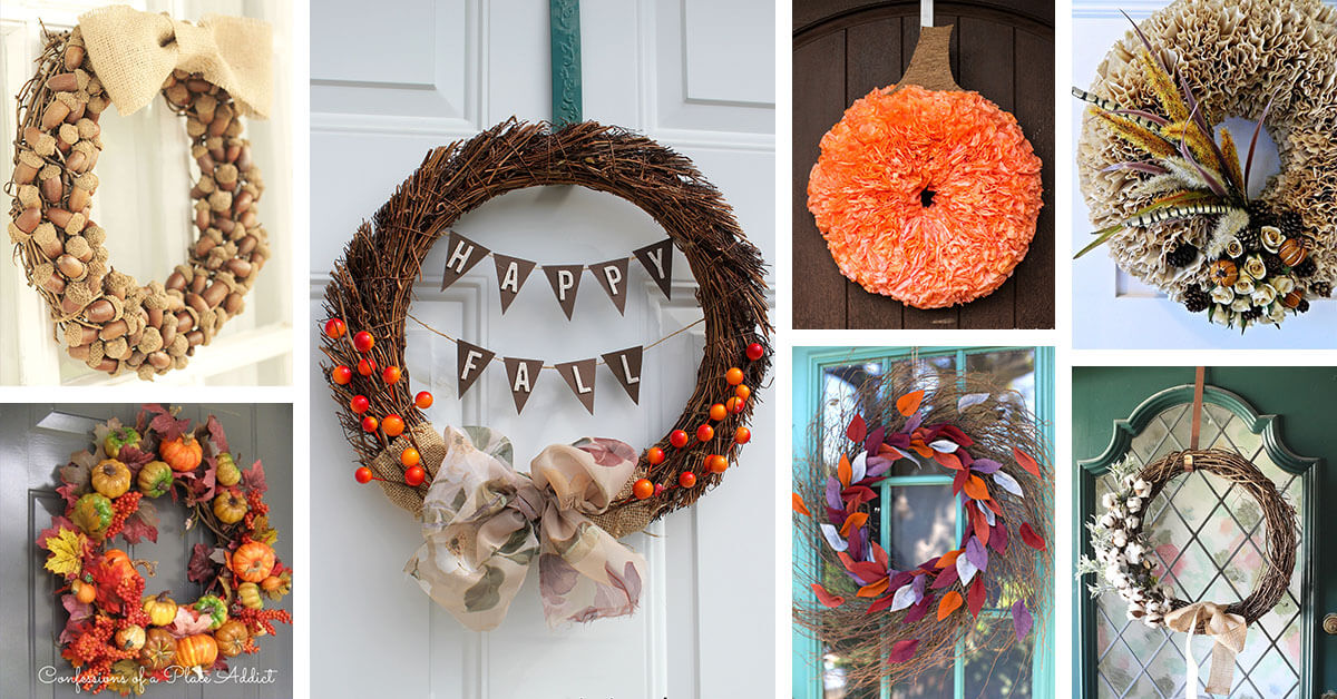 Featured image for “20 Creative DIY Fall Wreaths for Decorating Your Front Door”