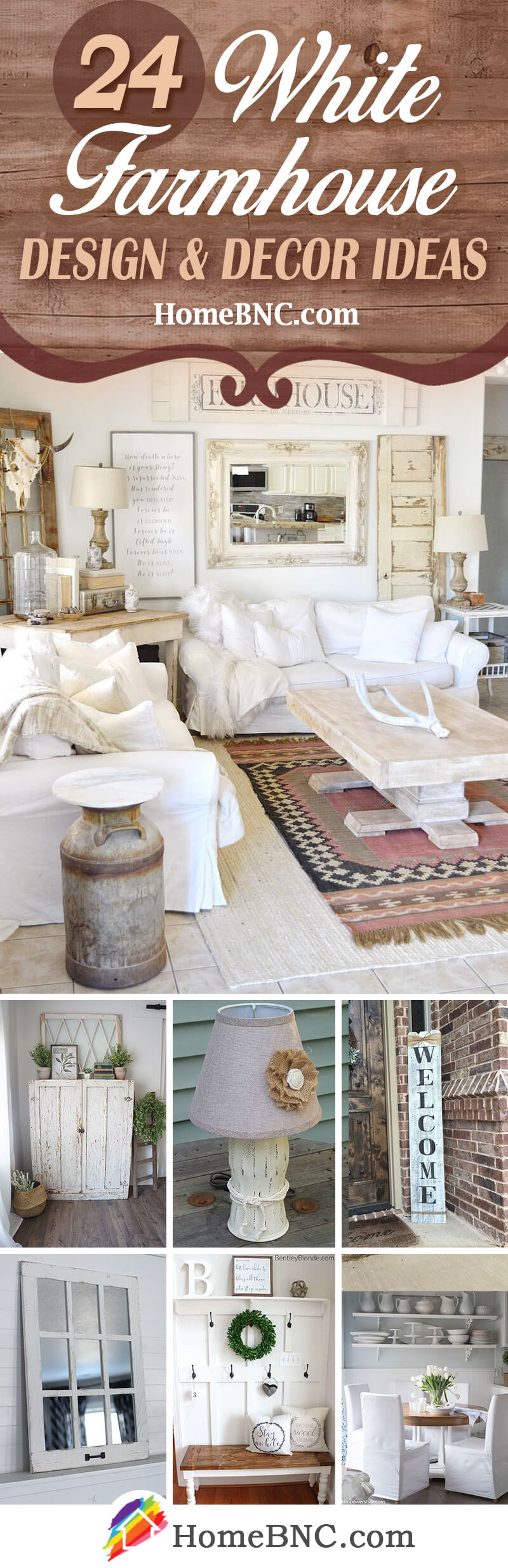 White Farmhouse Decor Ideas