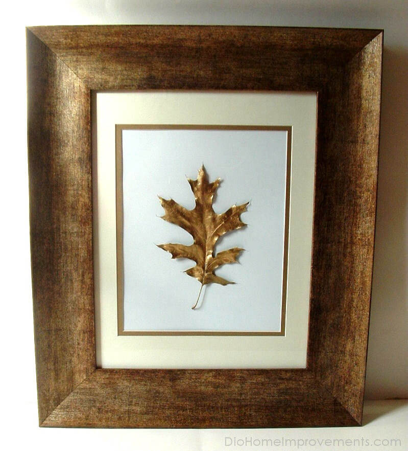 Framed Gold Leaf Shimmers