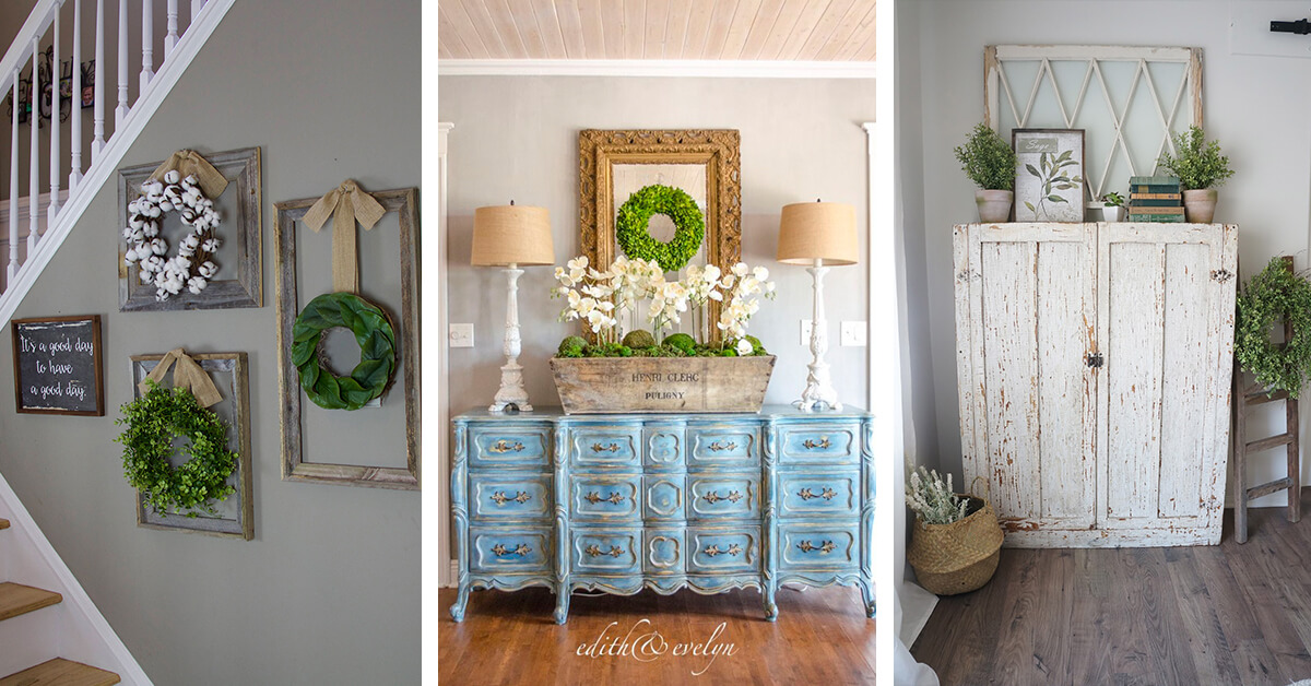 Featured image for “12 Decorating Ideas with Rustic Frames for Your Farmhouse Home”