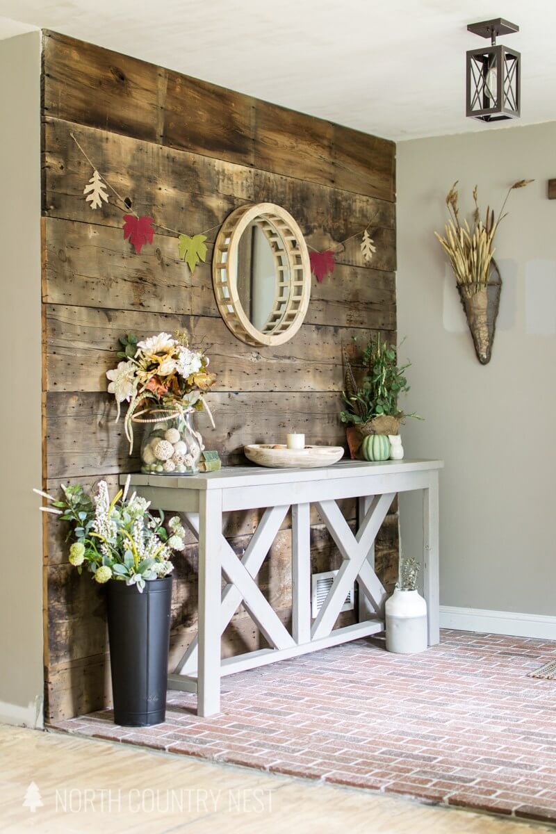 Repurposed, Galleried Tray Table