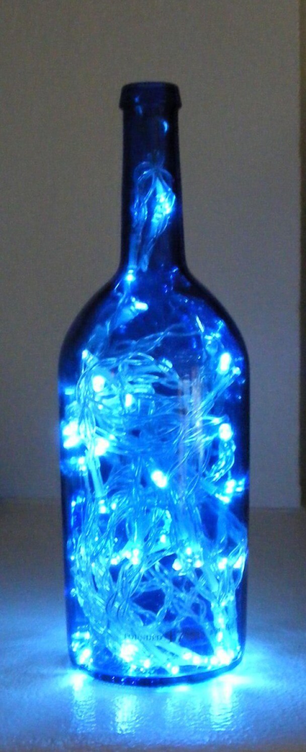 Blue Bottle Full of Light