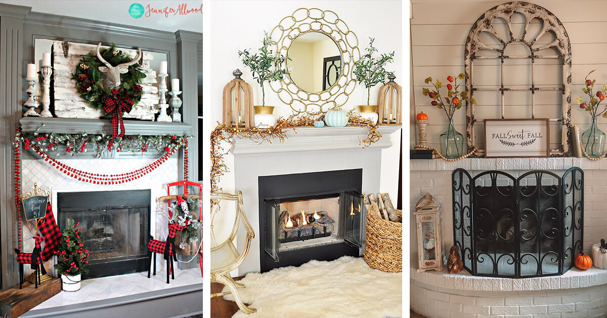 Featured image for “19 Cozy Fireplace Decor Ideas for the Holidays and Year-Round”