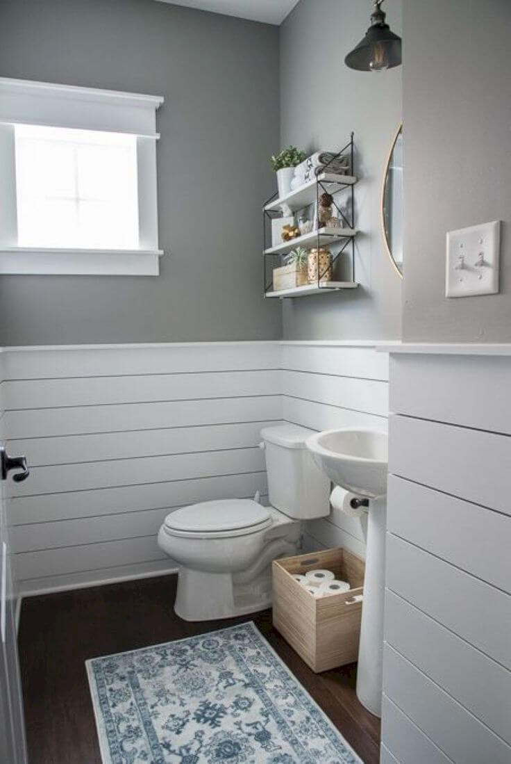 Restyling a Powder Room in a Brand New Home