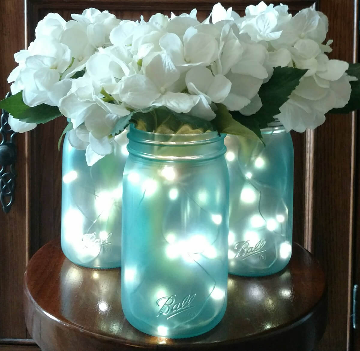 Mason Jar Fairy Lights Lamp