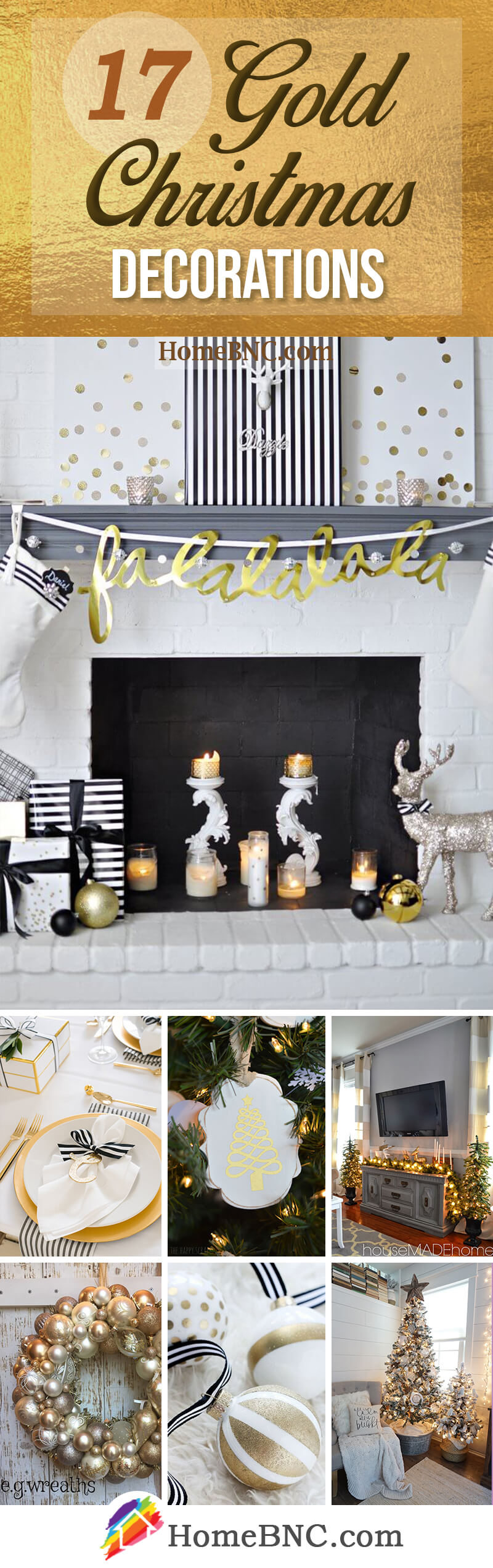 Gold Christmas Design Ideas